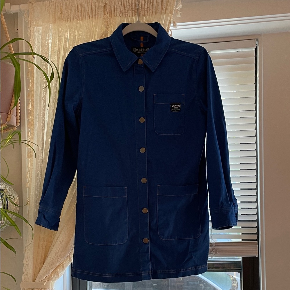 Wildfang Blue Utility Jacket